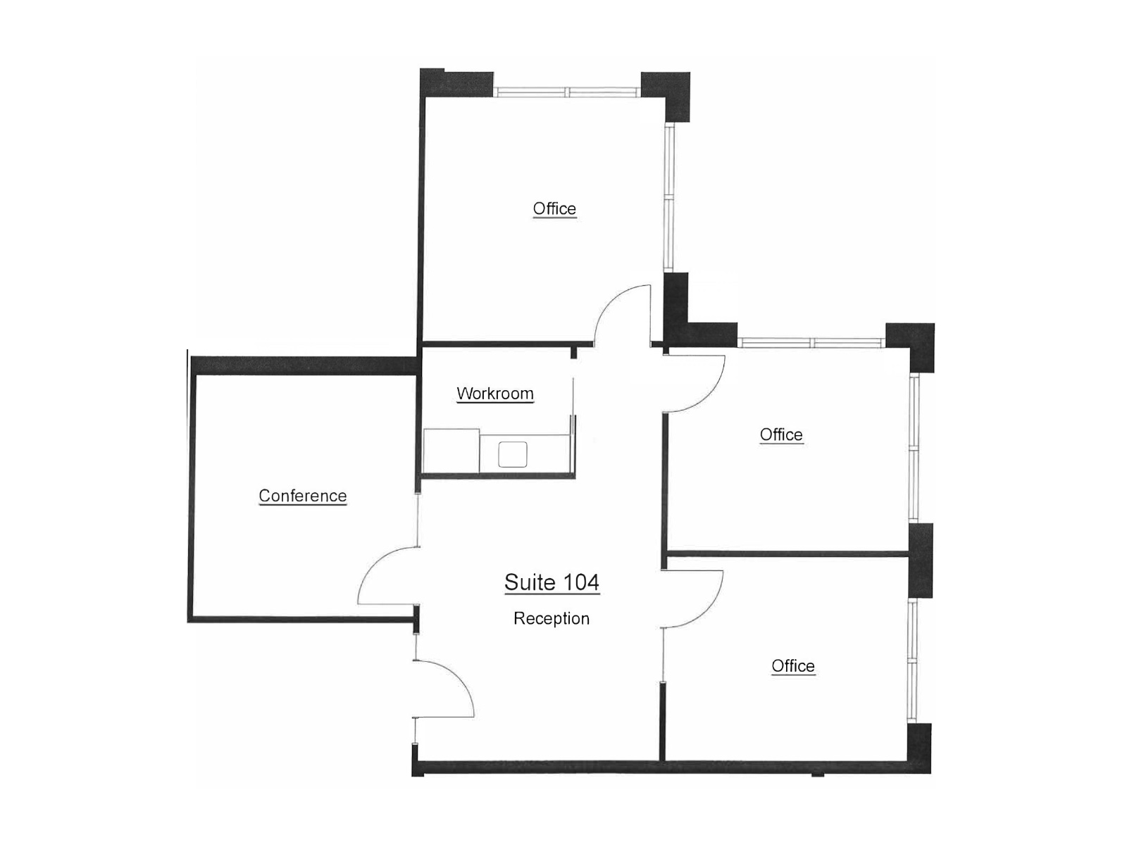 Suite 104 (from November 2026) floor plan